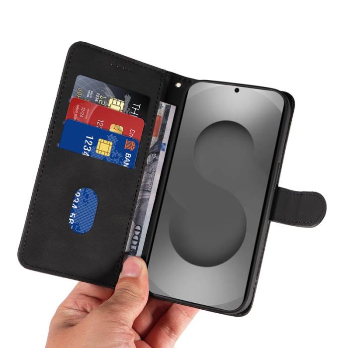 OEM - Plånboksfodral för Samsung Galaxy S26 Ultra Konstläder Ställ - Svart