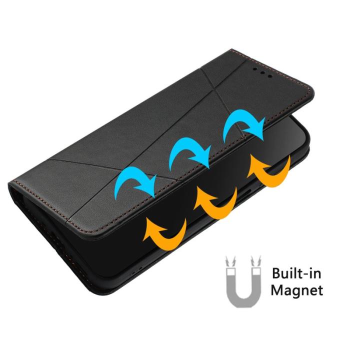 OEM - Plånboksfodral för Samsung Galaxy S26 Ultra Konstläder Ställ - Svart