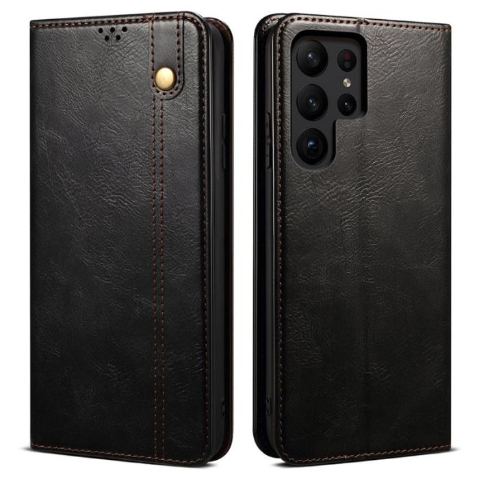 OEM - Plånboksfodral för Samsung Galaxy S26 Ultra Konstläder Ställ - Svart