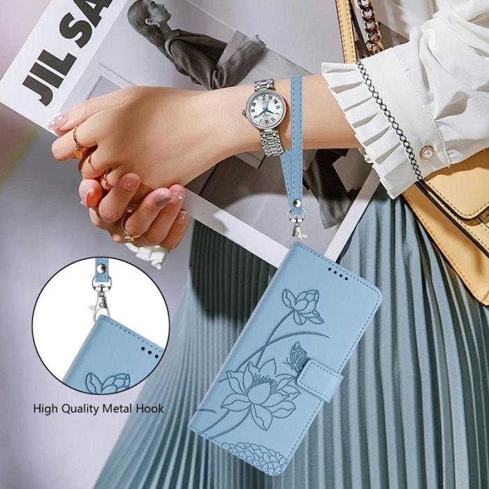 OEM - Plånboksfodral för Samsung Galaxy S26 Ultra Konstläder Stativ - Blå