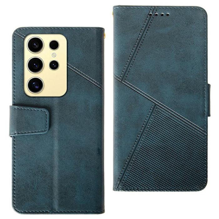 IDEWEI - IDEWEI Plånboksfodral för Samsung Galaxy S26 Ultra Konstläder Stativ - Blå