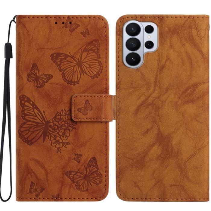 OEM - Plånboksfodral för Samsung Galaxy S26 Ultra Konstläder Stativ - Brun