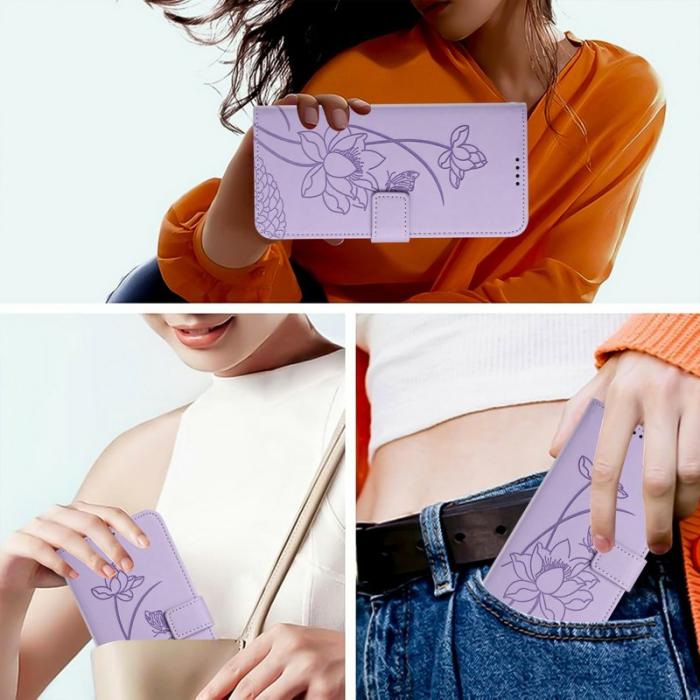 OEM - Plånboksfodral för Samsung Galaxy S26 Ultra Konstläder Stativ - Lila