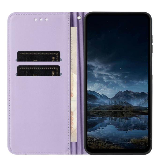 OEM - Plånboksfodral för Samsung Galaxy S26 Ultra Konstläder Stativ - Lila