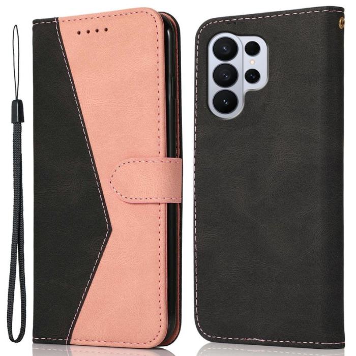 OEM - Plånboksfodral för Samsung Galaxy S26 Ultra Konstläder Stativ - Svart