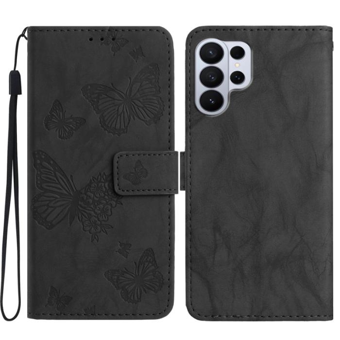 OEM - Plånboksfodral för Samsung Galaxy S26 Ultra Konstläder Stativ - Svart