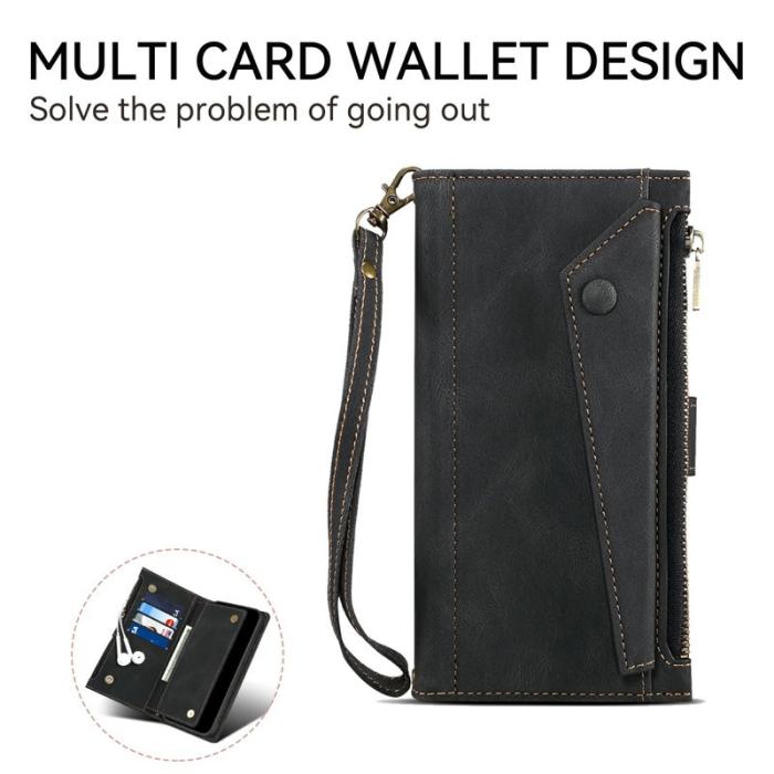 ESEBLE - ESEBLE Plånboksfodral för Samsung Galaxy S26 Ultra Konstläder Stativ - Svart