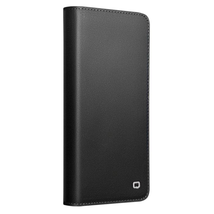 QIALINO - Qialino Plånboksfodral för Samsung Galaxy S26 Ultra Äkta läder - Svart