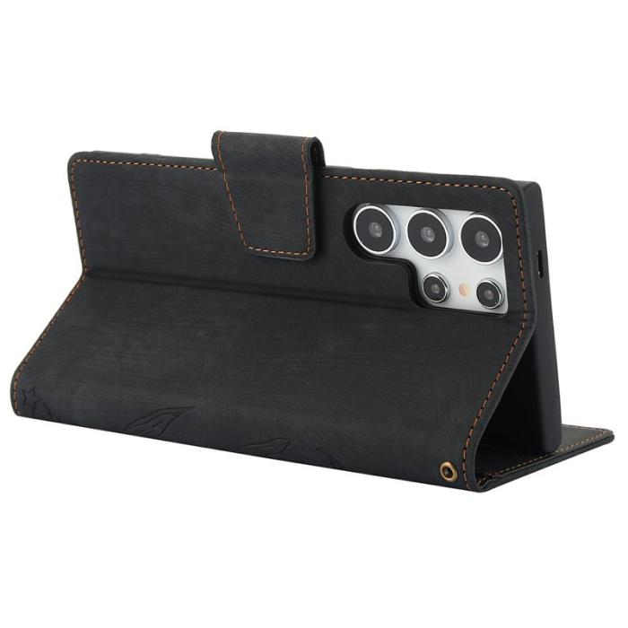 OEM - Plånboksfodral för Samsung Galaxy S26 Ultra Konstläder - Svart