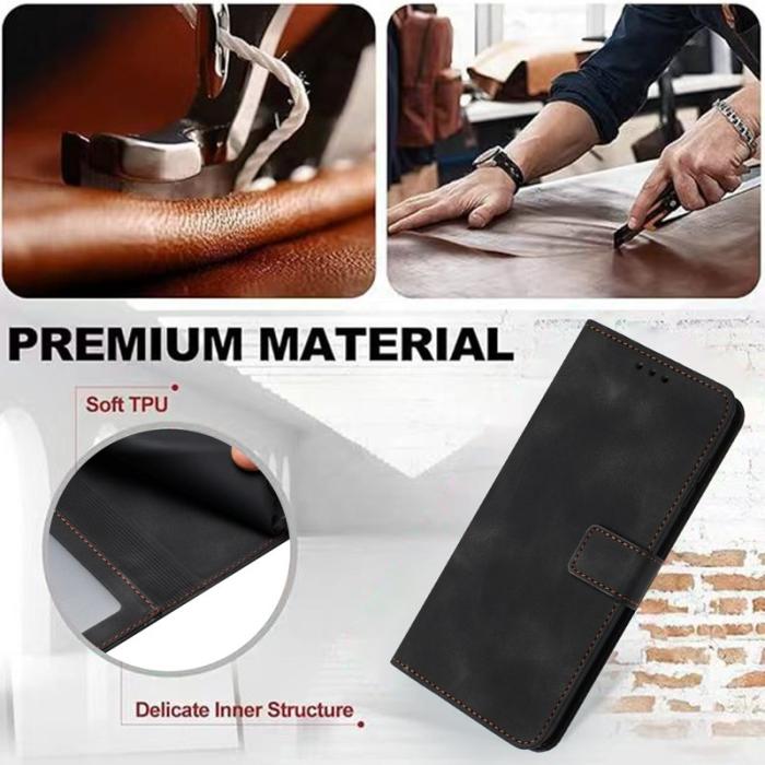 OEM - Plånboksfodral för Samsung Galaxy S26 Ultra Konstläder - Svart