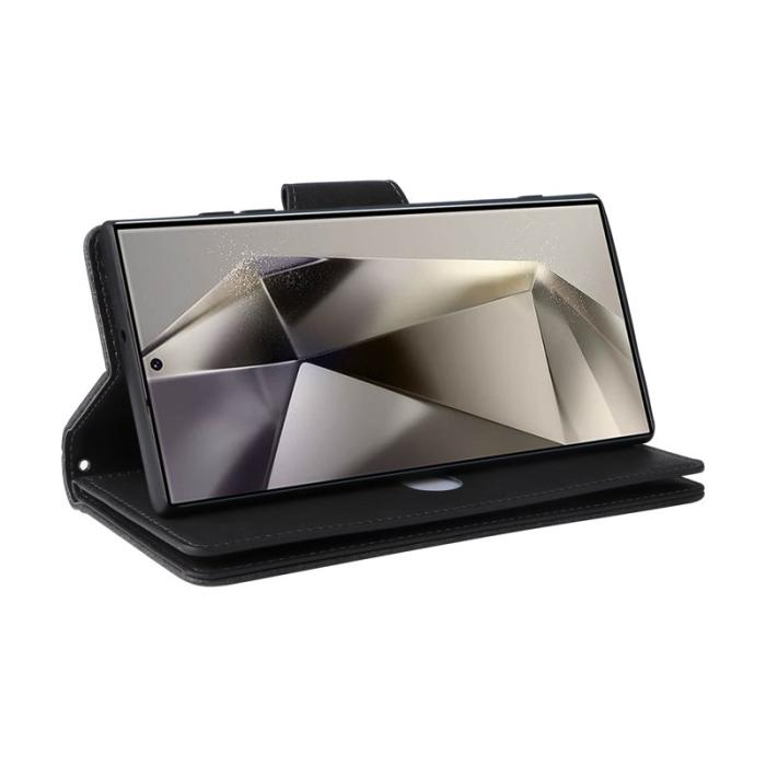 OEM - Plånboksfodral för Samsung Galaxy S26 Ultra Konstläder - Svart
