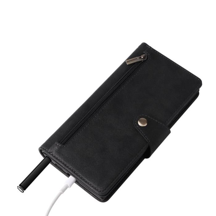 OEM - Plånboksfodral för Samsung Galaxy S26 Ultra Konstläder - Svart