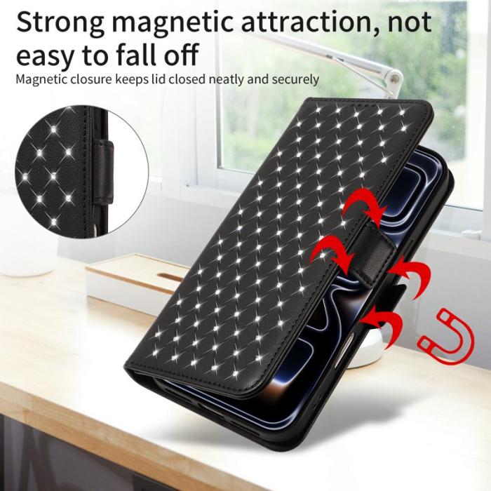 OEM - Plånboksfodral för Samsung Galaxy S26 Ultra Konstläder - Svart