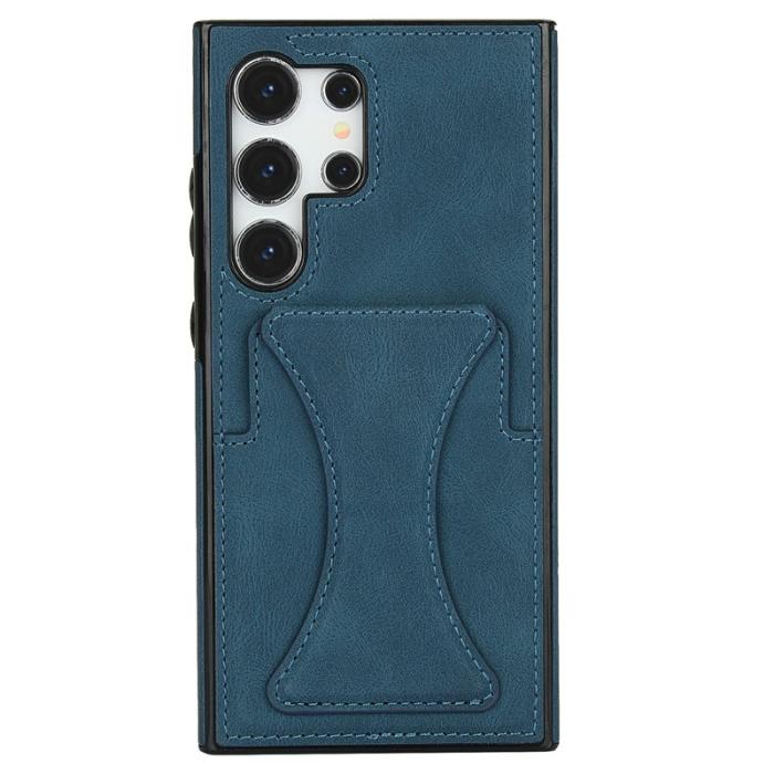 OEM - Mobilfodral för Samsung Galaxy S26 Ultra Konstläder + TPU - Blå