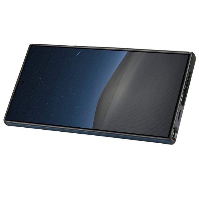 OEM - Mobilfodral för Samsung Galaxy S26 Ultra Konstläder + TPU - Blå