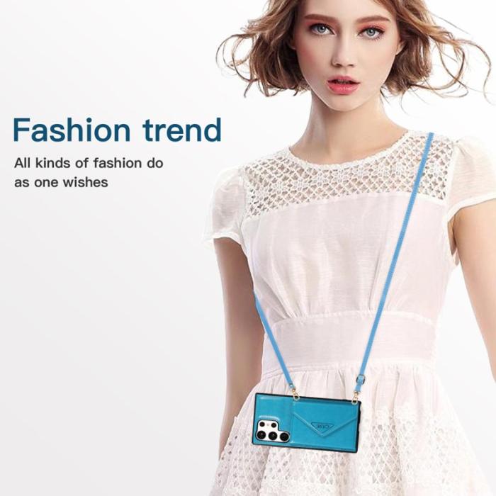 OEM - Mobilfodral för Samsung Galaxy S26 Ultra Konstläder + TPU - Blå