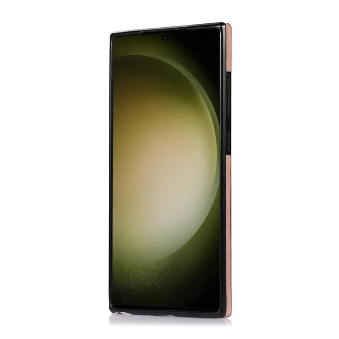 OEM - Mobilfodral för Samsung Galaxy S26 Ultra Konstläder + TPU - Roséguld