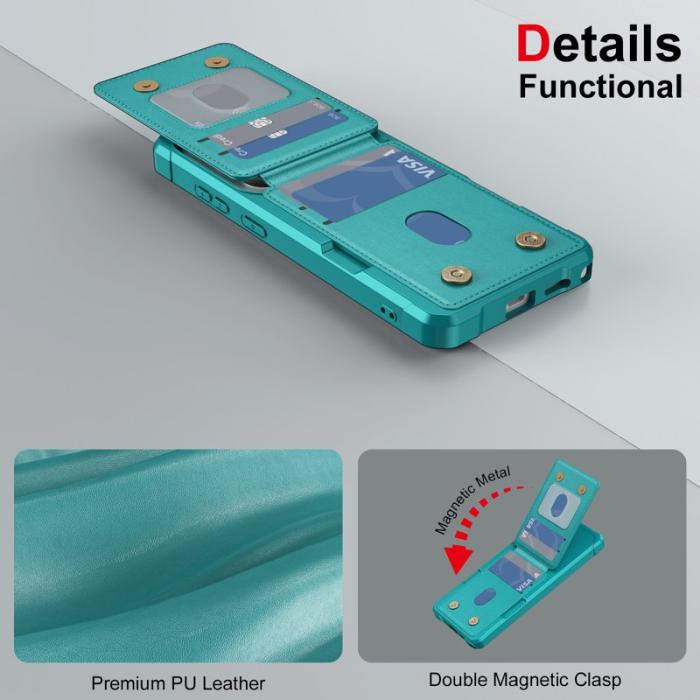 OEM - Mobilfodral för Samsung Galaxy S26 Ultra Kickstand Kortfack - Grön