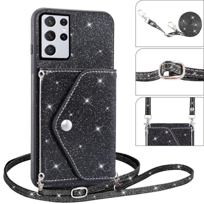 OEM - Mobilfodral för Samsung Galaxy S26 Ultra Kickstand Kortfack - Svart