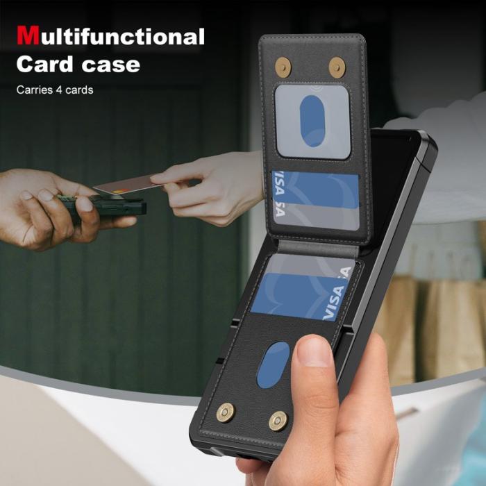 OEM - Mobilfodral för Samsung Galaxy S26 Ultra Kickstand Kortfack - Svart