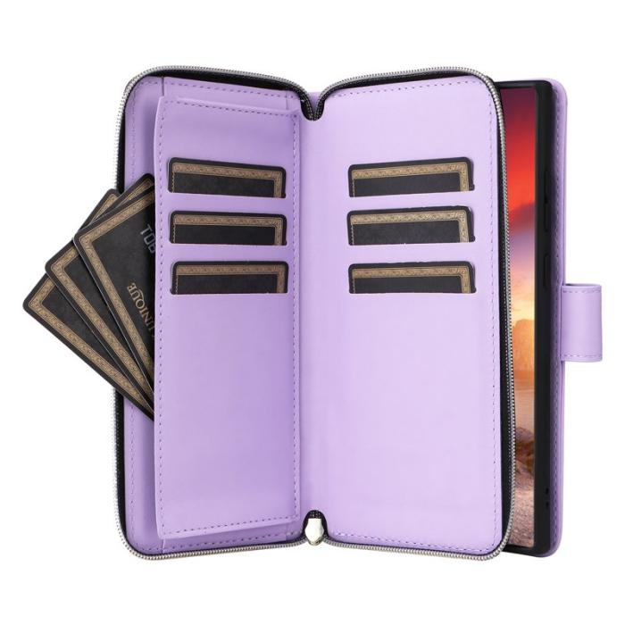 OEM - Plånboksfodral för Samsung Galaxy S26 Ultra Konstläder - Lila