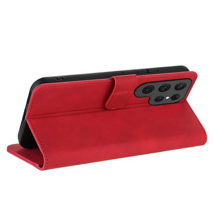AZNS - AZNS Plånboksfodral för Samsung Galaxy S26 Ultra Konstläder - Röd