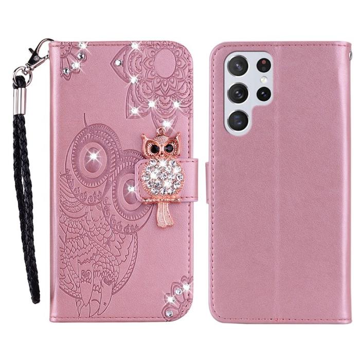 OEM - Plånboksfodral för Samsung Galaxy S26 Ultra Konstläder - Roséguld