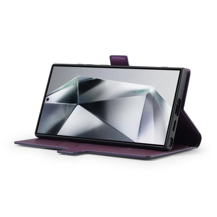 LC.imeeke - LC.IMEEKE Plånboksfodral för Samsung Galaxy S26 Ultra Konstläder Ställ - Lila