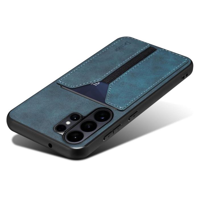 DENIOR - DENIOR Mobilfodral för Samsung Galaxy S26 Ultra Kortfack Konstläder + TPU - Blå