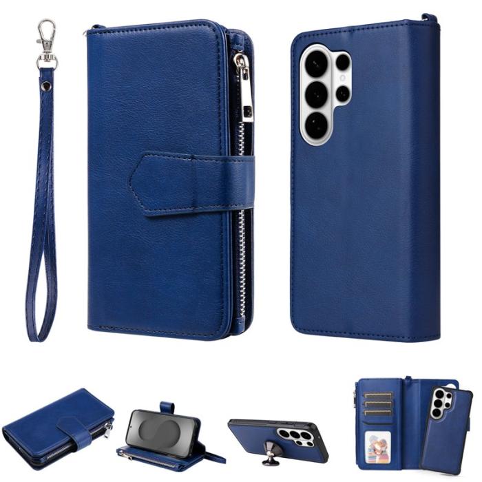 OEM - Plånboksfodral för Samsung Galaxy S26 Ultra Magnetiskt Konstläder - Blå
