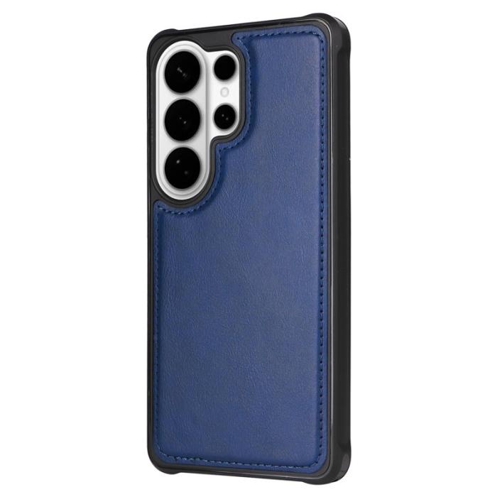 OEM - Plånboksfodral för Samsung Galaxy S26 Ultra Magnetiskt Konstläder - Blå