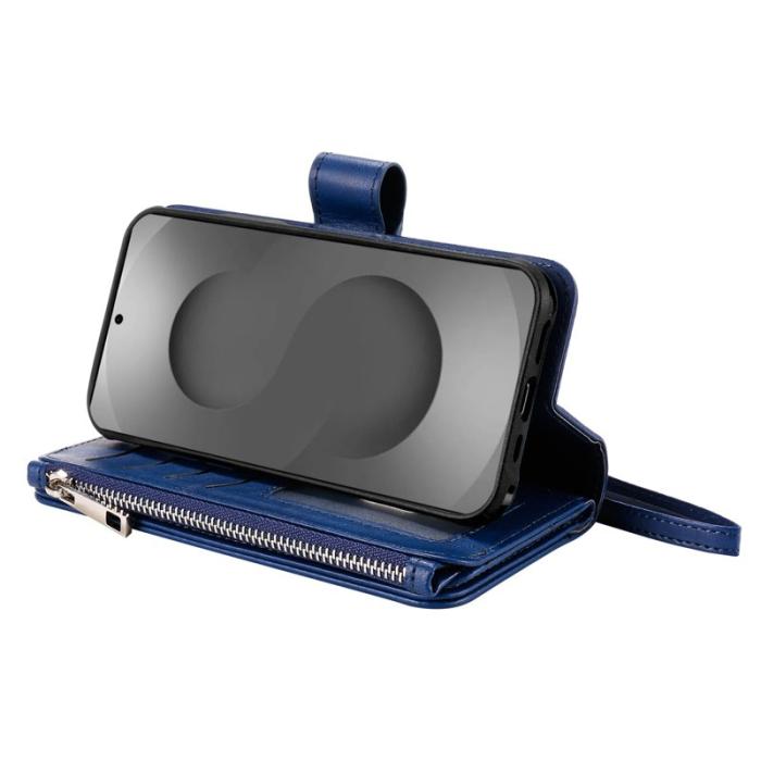 OEM - Plånboksfodral för Samsung Galaxy S26 Ultra Magnetiskt Konstläder - Blå