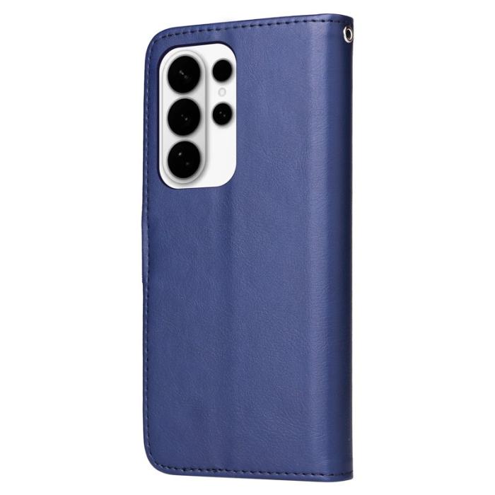 OEM - Plånboksfodral för Samsung Galaxy S26 Ultra Magnetiskt Konstläder - Blå