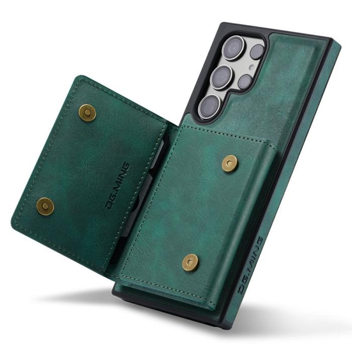 DG.MING - DG.Ming Mobilfodral för Samsung Galaxy S26 Ultra Magnetiskt Konstläder - Grön