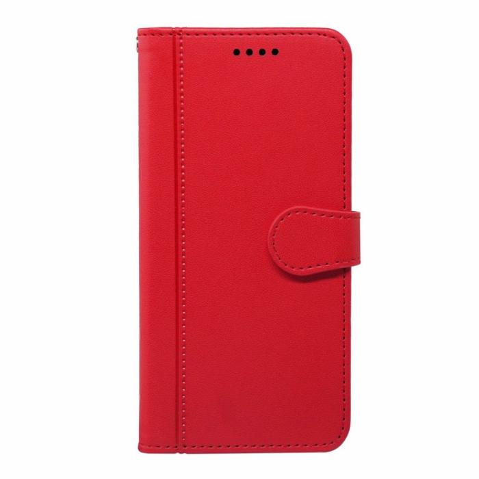 OEM - Plånboksfodral för Samsung Galaxy S26 Ultra Magnetiskt Konstläder - Röd