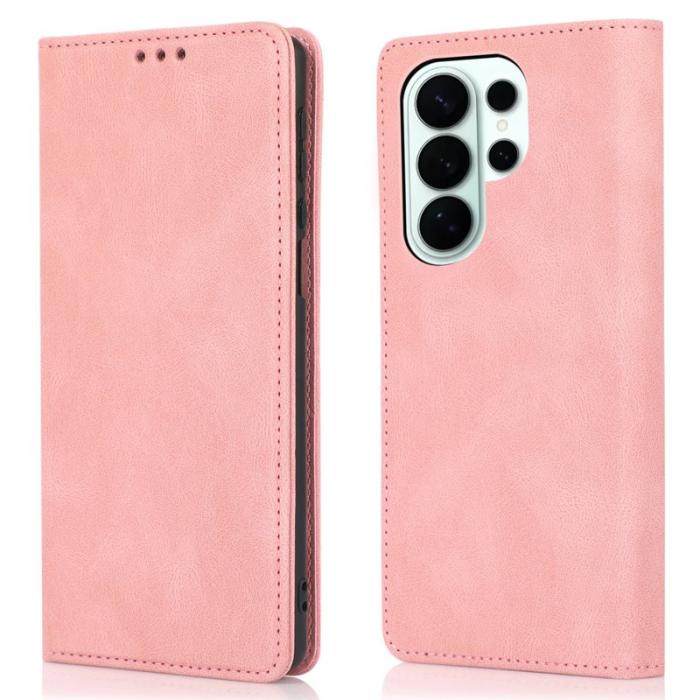 OEM - Plånboksfodral för Samsung Galaxy S26 Ultra Magnetiskt Konstläder - Roséguld