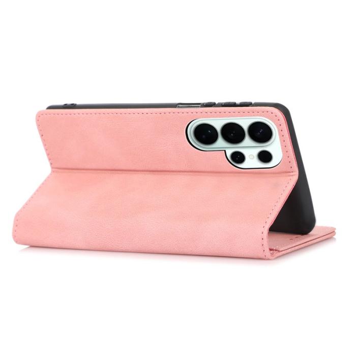 OEM - Plånboksfodral för Samsung Galaxy S26 Ultra Magnetiskt Konstläder - Roséguld