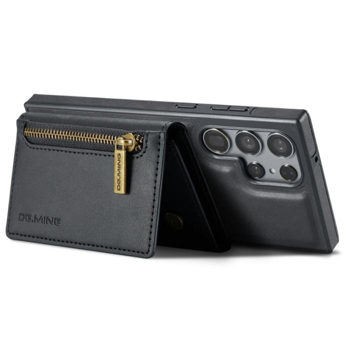 DG.MING - DG.Ming Mobilfodral för Samsung Galaxy S26 Ultra Magnetiskt Konstläder - Svart