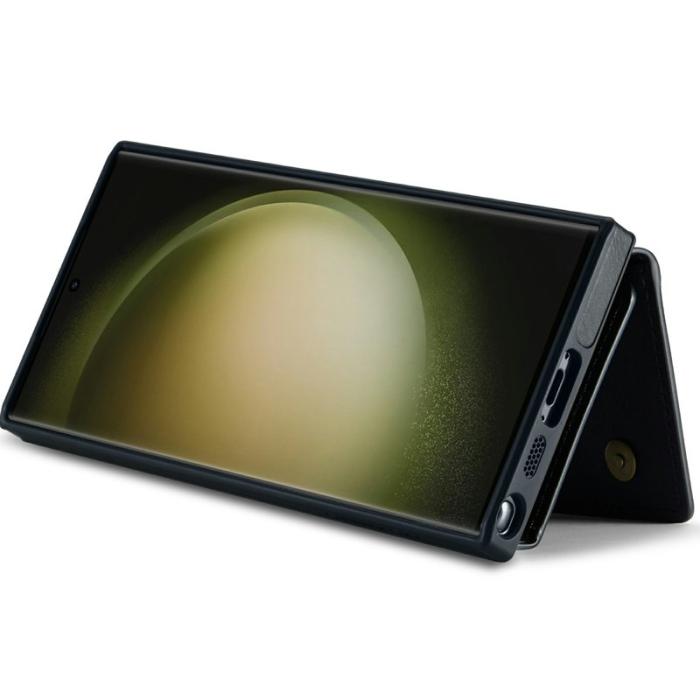 DG.MING - DG.Ming Mobilfodral för Samsung Galaxy S26 Ultra Magnetiskt Konstläder - Svart