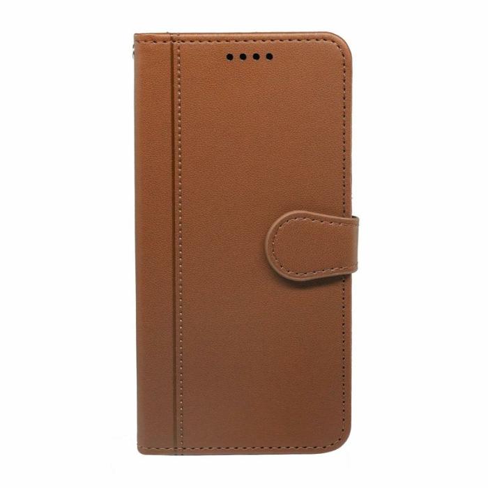 OEM - Plånboksfodral för Samsung Galaxy S26 Ultra Magnetiskt Konstläder - Brun