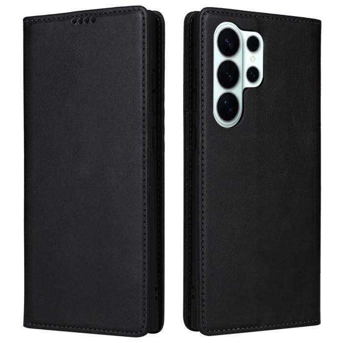 OEM - Plånboksfodral för Samsung Galaxy S26 Ultra RFID Blocking Konstläder - Svart