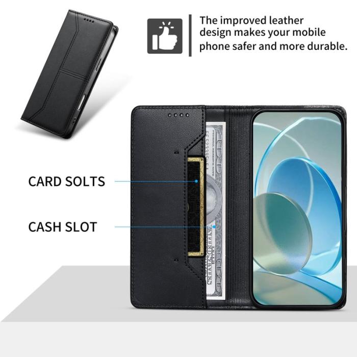 OEM - Plånboksfodral för Samsung Galaxy S26 Ultra Ställfunktion Konstläder - Svart