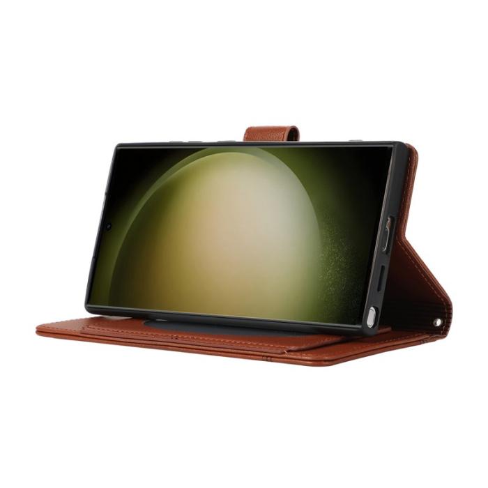 OEM - Mobilfodral för Samsung Galaxy S26 Ultra TKonstläder - Brun