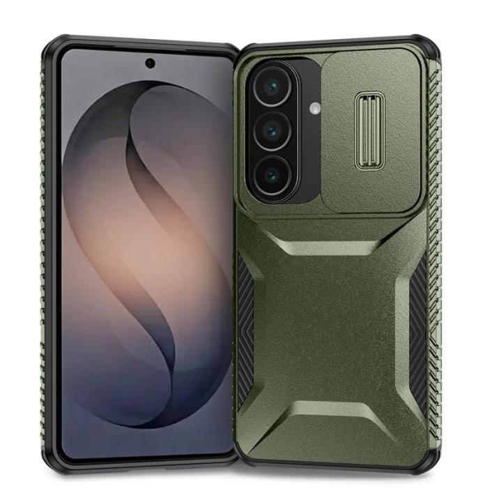 OEM - Mobilskal för Samsung Galaxy S26 Camshield TPU + PC - Grön