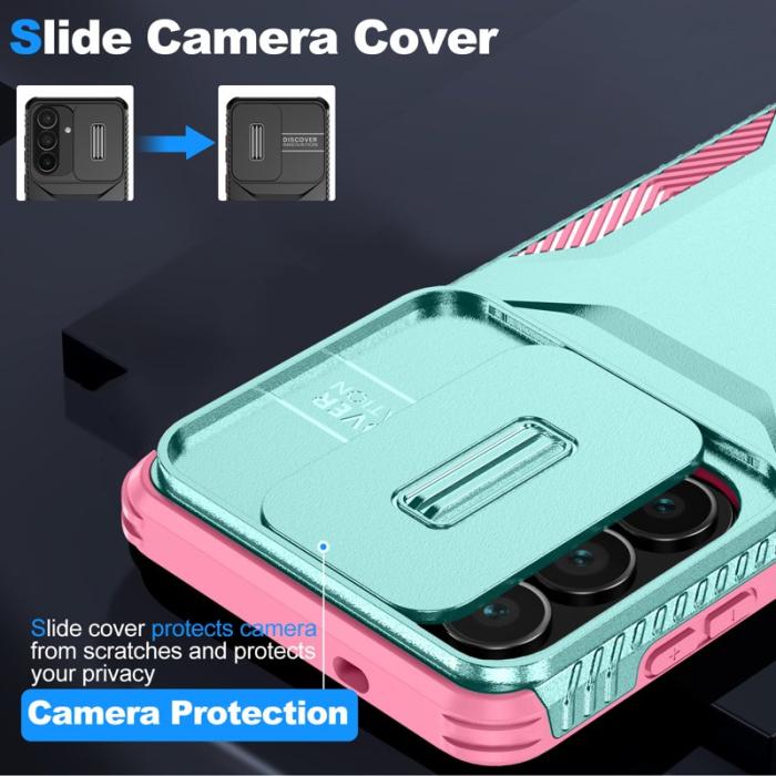 OEM - Mobilskal för Samsung Galaxy S26 Camshield TPU + PC - Grön