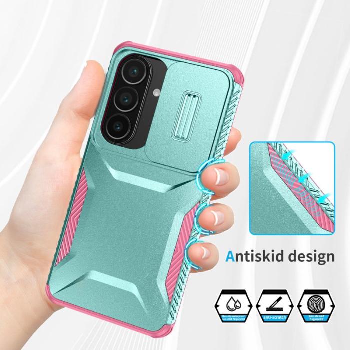 OEM - Mobilskal för Samsung Galaxy S26 Camshield TPU + PC - Grön