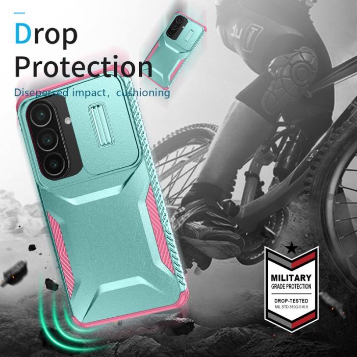 OEM - Mobilskal för Samsung Galaxy S26 Camshield TPU + PC - Grön