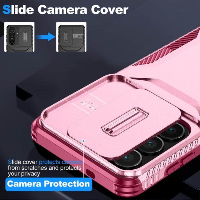 OEM - Mobilskal för Samsung Galaxy S26 Camshield TPU + PC - Rosa