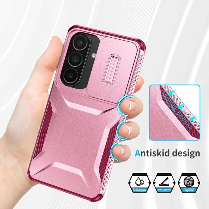 OEM - Mobilskal för Samsung Galaxy S26 Camshield TPU + PC - Rosa