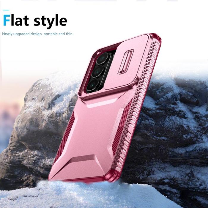 OEM - Mobilskal för Samsung Galaxy S26 Camshield TPU + PC - Rosa